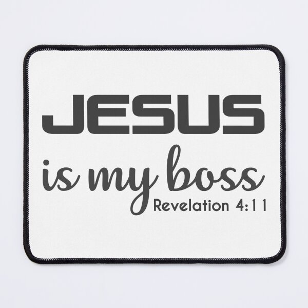 Item preview, Christian Design - Jesus is My Boss designed and sold by simplydesignart.