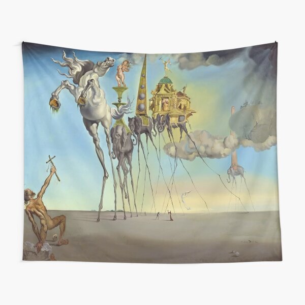 The Temptation of St. Anthony by Salvador Dalí Tapestry