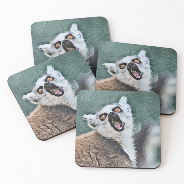 Item preview, Lemur Lunch In Gemstone designed and sold by Fearless-Fox.