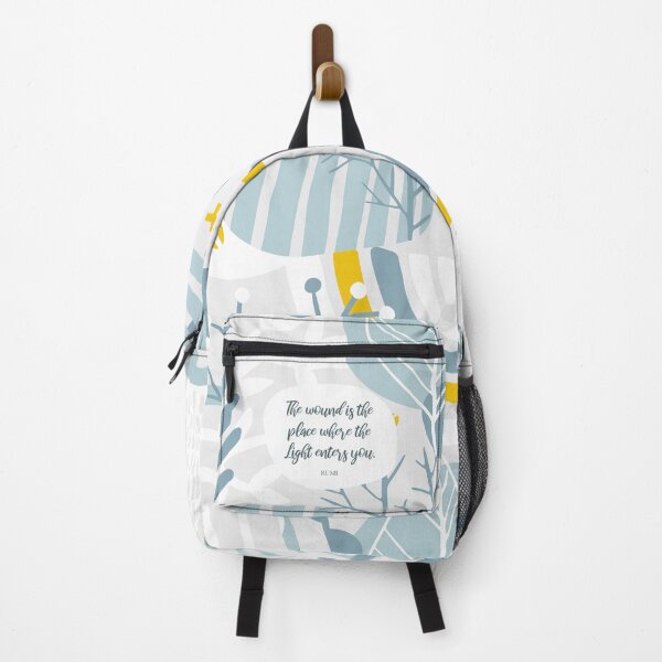 Item preview, The wound is the place where the Light enters you. - Rumi quote designed and sold by StudioCitrine.