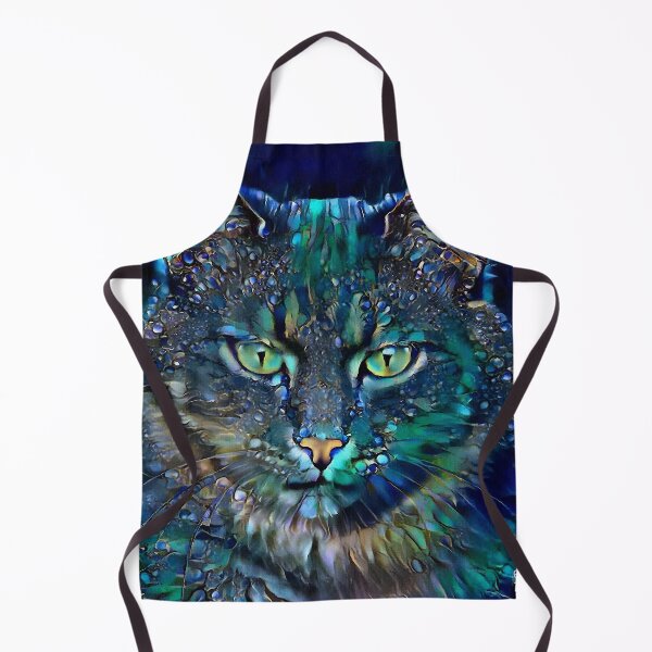 Item preview, minty cat designed and sold by L. ROCHE.
