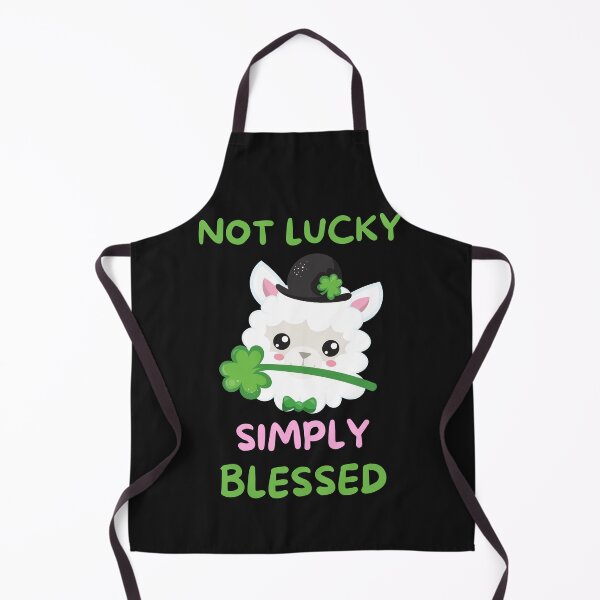 Item preview, Not Lucky Simply Blessed designed and sold by BhavyaBathla.