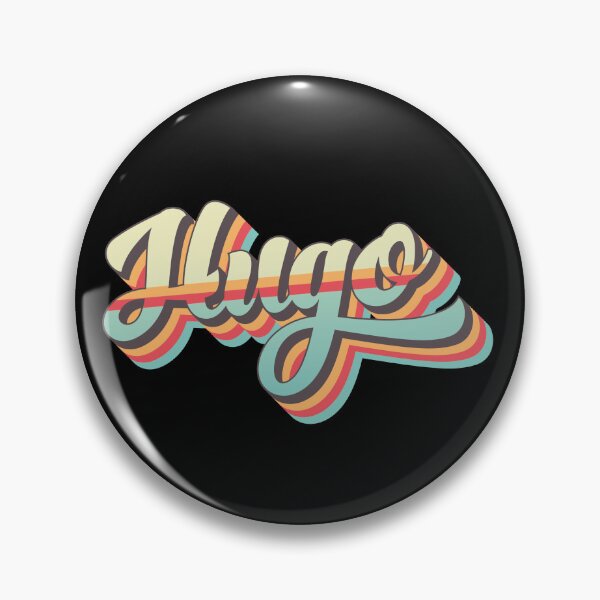 Item preview, Hugo name - cool 70s retro font surf style design designed and sold by NameTheory.
