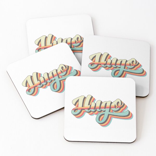 Item preview, Hugo name - cool 70s retro font surf style design designed and sold by NameTheory.