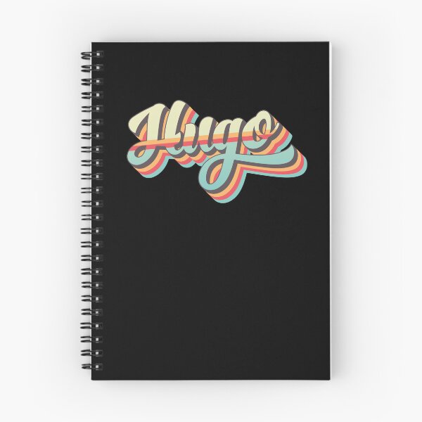 Item preview, Hugo name - cool 70s retro font surf style design designed and sold by NameTheory.