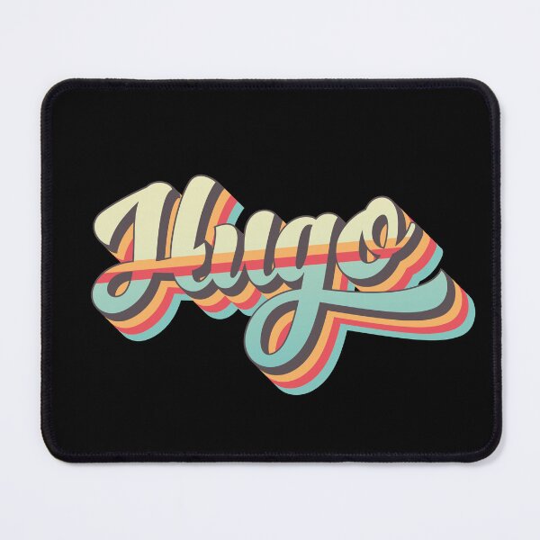 Item preview, Hugo name - cool 70s retro font surf style design designed and sold by NameTheory.