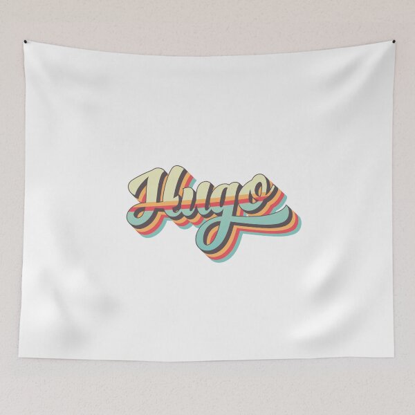Item preview, Hugo name - cool 70s retro font surf style design designed and sold by NameTheory.