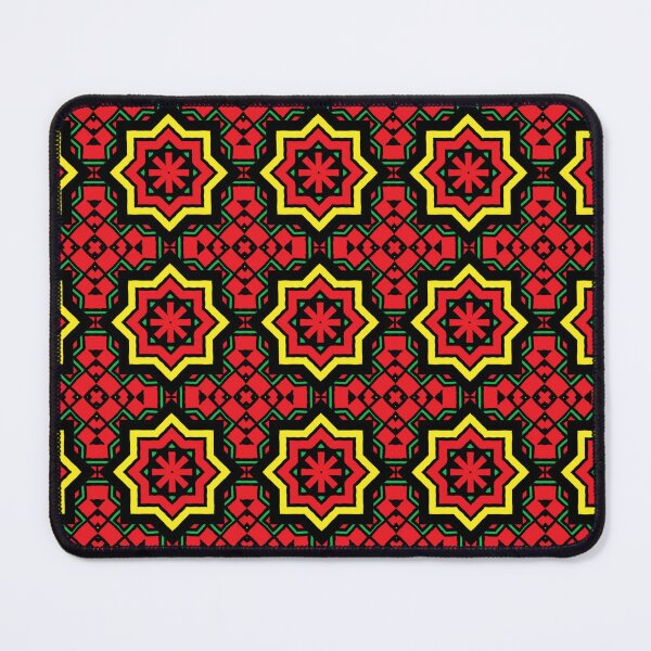 Item preview, Red Star Ankara Pattern designed and sold by IgboProverbs.