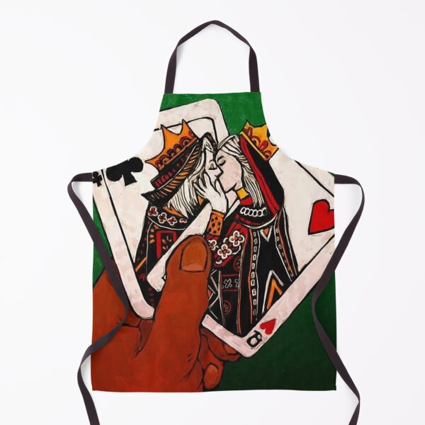 Item preview, Queen Green Love Play Card designed and sold by FeelTune.