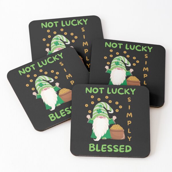 Item preview, Not Lucky Simply Blessed designed and sold by BhavyaBathla.