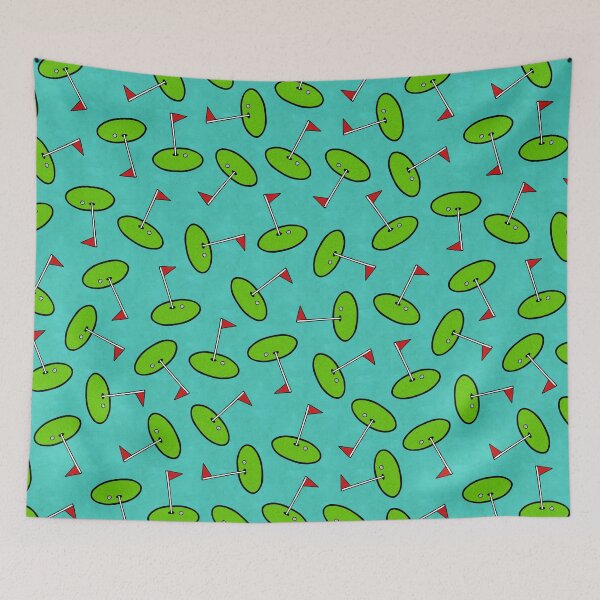 Item preview, Golfing Green // Turquoise designed and sold by The Wellington Boot.