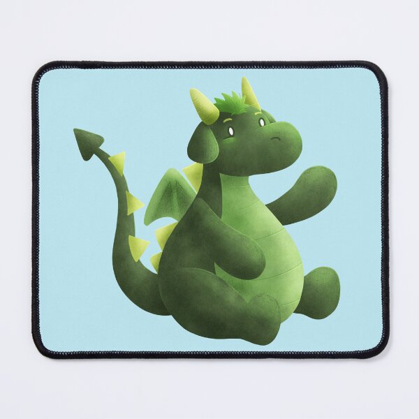 Item preview, Green Adult Kawaii Dragon - No Background designed and sold by ChiisaYanagi.