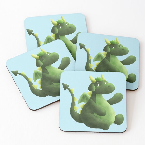 Item preview, Green Adult Kawaii Dragon - No Background designed and sold by ChiisaYanagi.