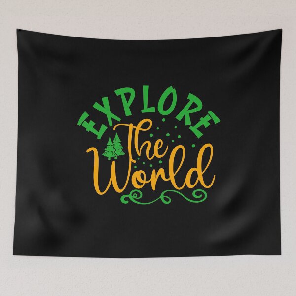 Item preview, explore the world, camper gift idea, camper humor designed and sold by lapolonaise.