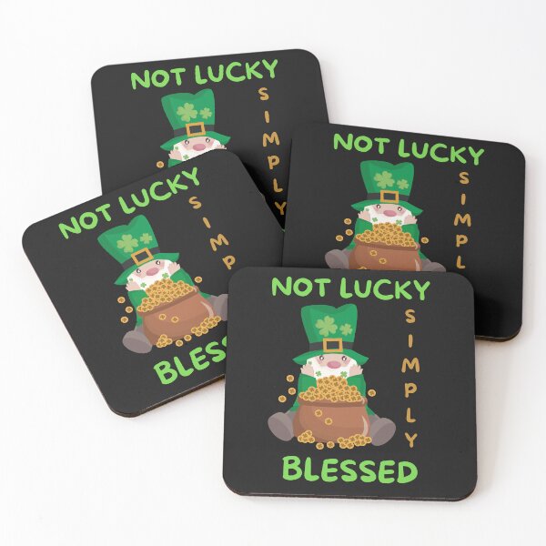 Item preview, Not Lucky Simply Blessed designed and sold by BhavyaBathla.