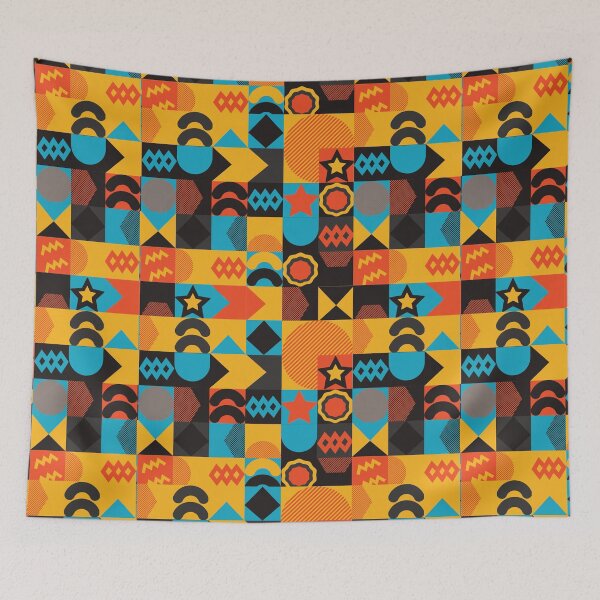 Item preview, Neo geo pattern - neo geometric colorful design designed and sold by Sasikharn.