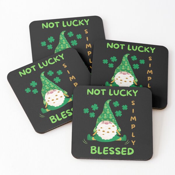 Item preview, Not Lucky Simply Blessed designed and sold by BhavyaBathla.