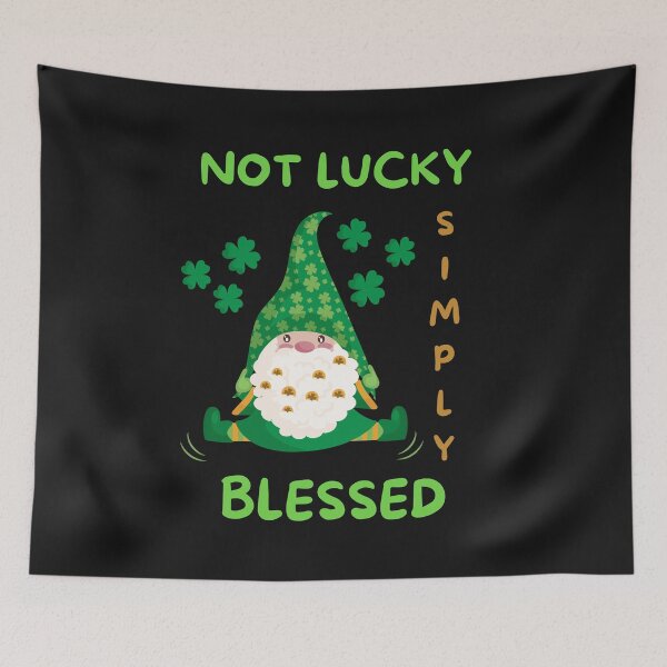 Item preview, Not Lucky Simply Blessed designed and sold by BhavyaBathla.