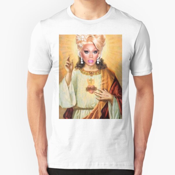 Drag Jesus Slim Fit T-Shirt