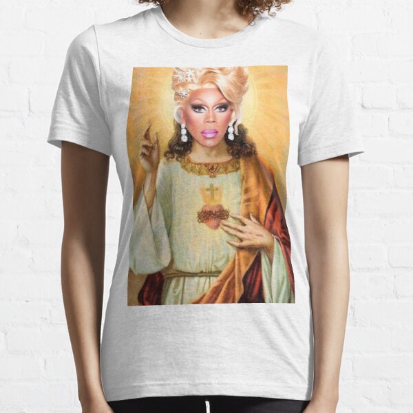 Gay Jesus Mesh Crop Top