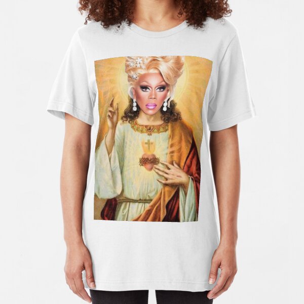 Drag Jesus Slim Fit T-Shirt
