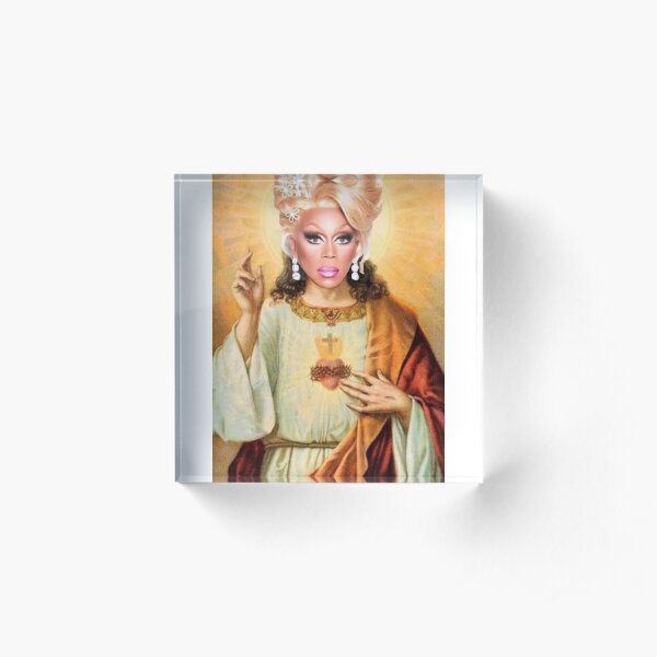 Drag Jesus Acrylic Block