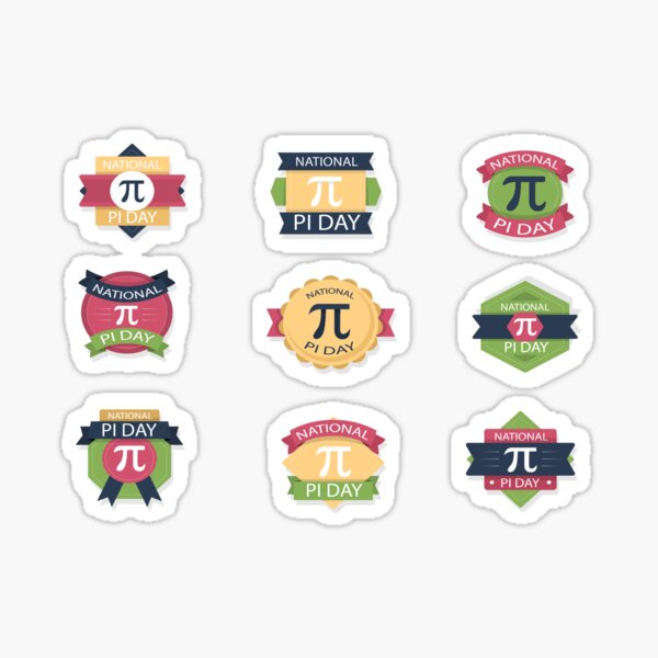 "Pi Day stickers! " Sticker by Littalphudge Redbubble