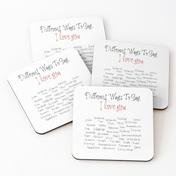 Item preview, Different Ways To Say I LOVE YOU Different Languages designed and sold by ShopiDentistry.