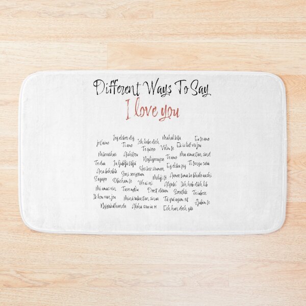 Item preview, Different Ways To Say I LOVE YOU Different Languages designed and sold by ShopiDentistry.