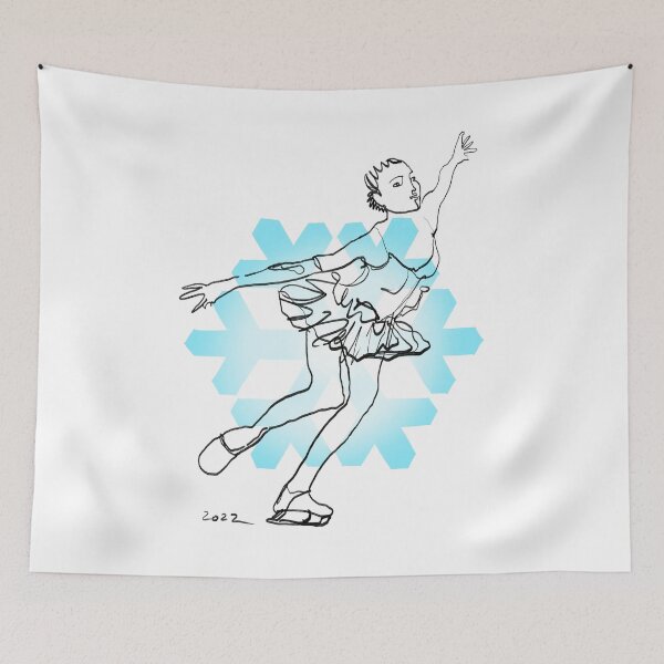 Item preview, Figure Skating Line Art designed and sold by Arkneer.