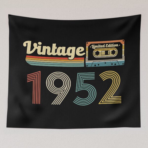 Item preview, vintage 1952 limited edition cassette - 70th Birthday Gift designed and sold by Majesticoo.