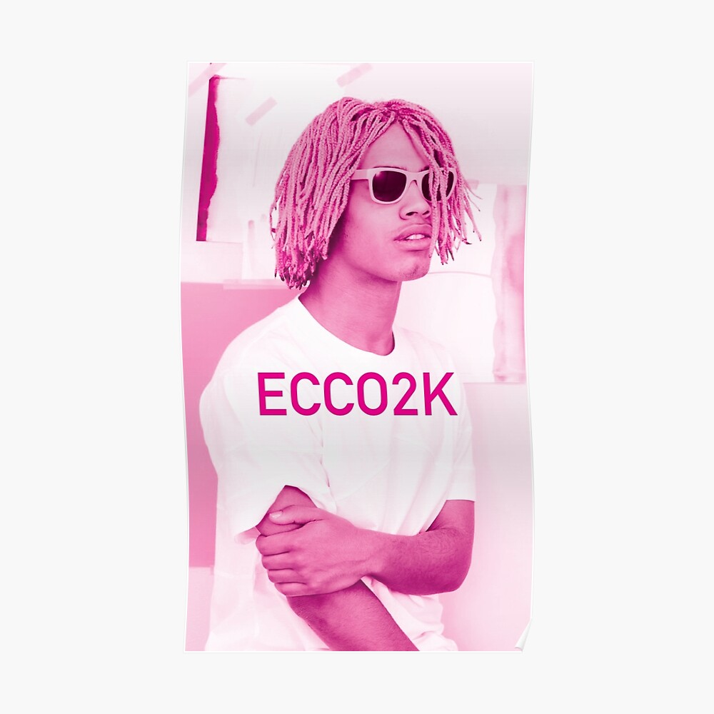 Ecco2k Drain Gang E cd logo Poster for Sale by 3stars9  Redbubble