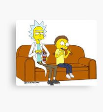 Yellow Rick Canvas Print