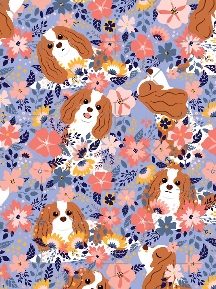 Cavalier King Charles Spaniel Chiffon Cover Up - Tri Cavalier King Charles Spaniel Chiffon Cover Up - Tri