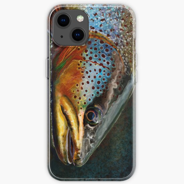 The Night Hunter Wild Brown Trout iPhone Soft Case