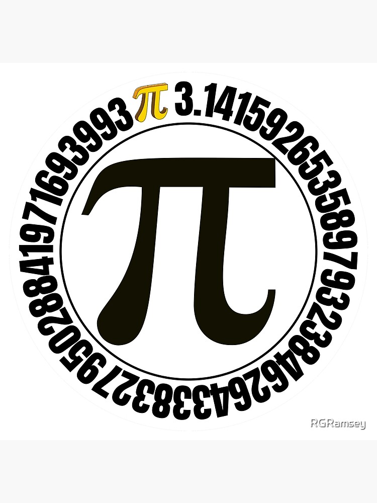 Pi(=^・・^=) pi= 3.14159 Black White Math Science pi Day Digits Clipboard