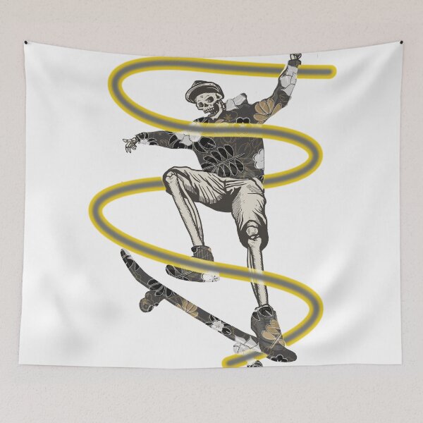 Item preview, Great Skeleton Dancer Skater designed and sold by MiarCo.