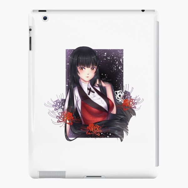 Anime character playing poker in kakegurui uniform