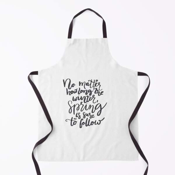 Item preview, No matter how long the winter, spring is sure to follow motivational Quote designed and sold by ManifestoDesign.