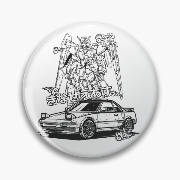 Item preview, Gundam Toyota Trueno AE 86 Design  designed and sold by TrilogyMerch.