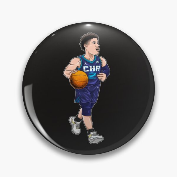 Item preview, Lamelo Ball Hornets Cartoon designed and sold by GoldenRainzkx.