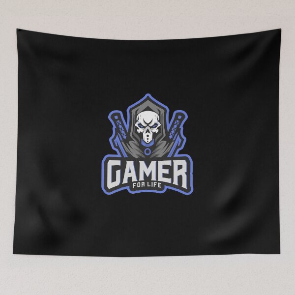 Item preview, Gamer for Life with Skull Masked Ninja   designed and sold by PRIVARSHU.
