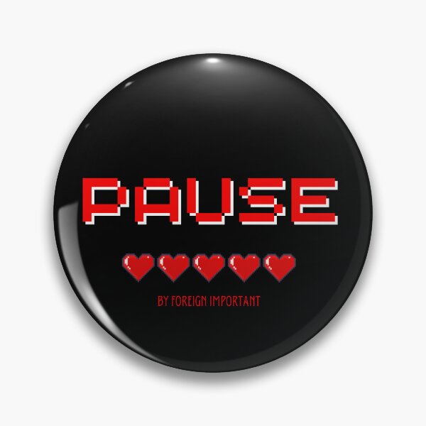 Artikelvorschau, FÜNF HERZEN VIDEOSPIEL/ PAUSE entworfen und verkauft von PAUSETHAT.
