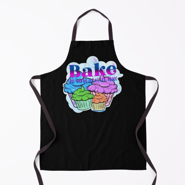 Item preview, Bake the World a Better Place designed and sold by ThatmamaMegs.