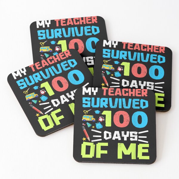 Item preview, My Teacher Survived 100 Days of Me School Teacher 100th Day  designed and sold by Cailyfixnity.
