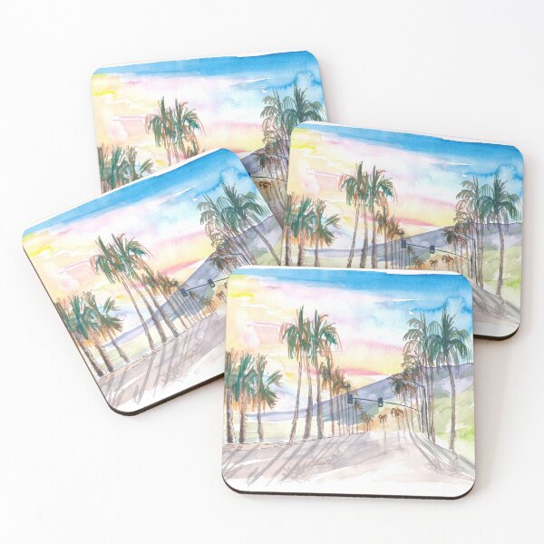 Item preview, Palm Springs Avenue with Californian Sunset designed and sold by artshop77.