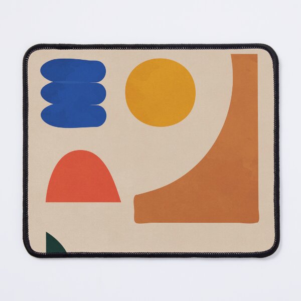 Item preview, Colorful Modern Abstract Shapes 1 designed and sold by technicolorable_art.