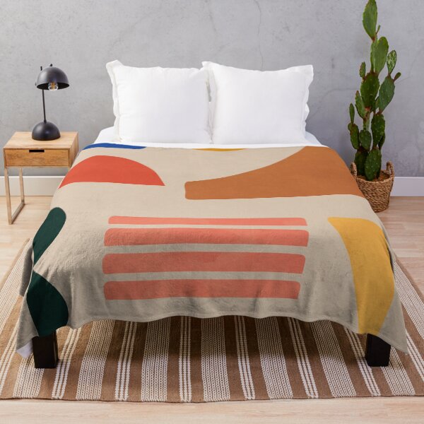 Item preview, Colorful Modern Abstract Shapes 1 designed and sold by technicolorable_art.