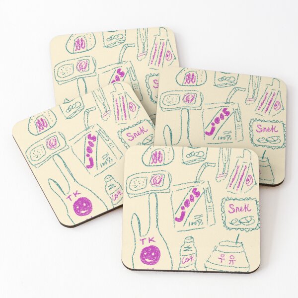 Item preview, konbini snacks! designed and sold by commawrld.