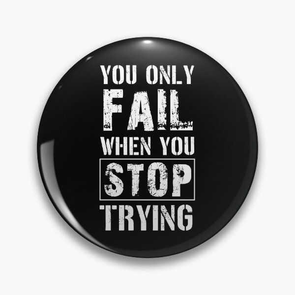 Item preview, Funny Workout, You Only Fail When You Stop Trying, Gift For Bodybuilding, Weightlifting, Powerlifting, Crossfit, WOD, Fitness, Cute Gym, sarcastic Rude Offended saying, boyfriend girlfriend designed and sold by joygift369.
